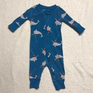 Hannah Andersson Narwhal bodysuit